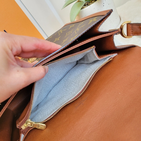 💕VERY RARE Authentic Louis Vuitton RASPAIL Crossbody/Shoulder Monogram - Picture 15 of 16